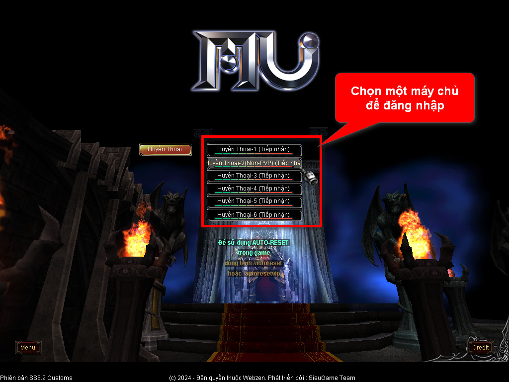 Chức năng chính của Game MU Tiên Phong